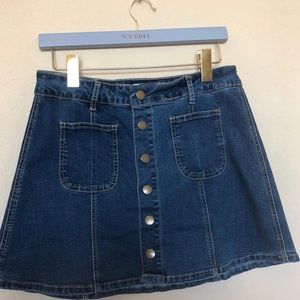 jean skirt